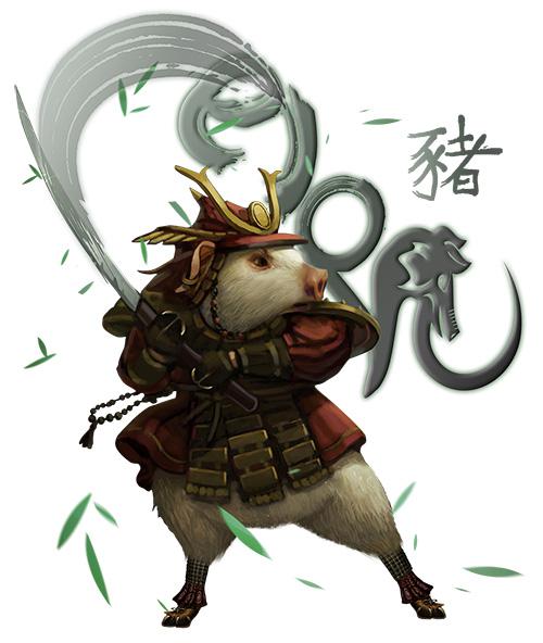 Samurai pig