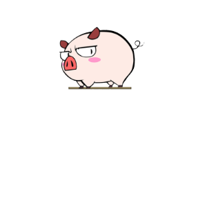 Cartoon pig